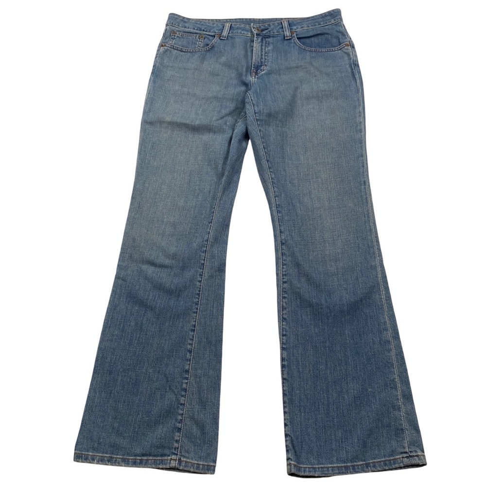 Polo Jeans Co Stretch Kelly Bootcut Jeans Womens 12x32 Medium Blue Denim Read